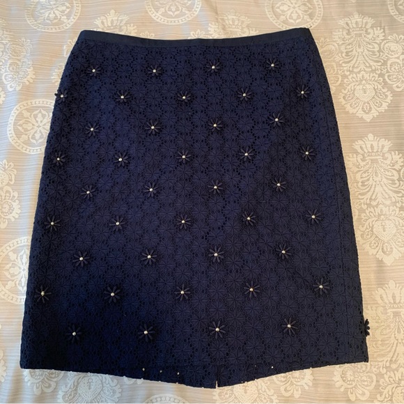 TALBOTS | pencil skirt with flowers - Picture 1 of 5
